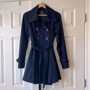 Navy Blue Trenchcoat